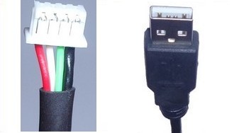 USB A to 1.25mm pitch molex picoblade cable