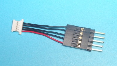 1.25mm pitch  Molex Panelmate to 2.54mm pitch pin header adaptor. 
