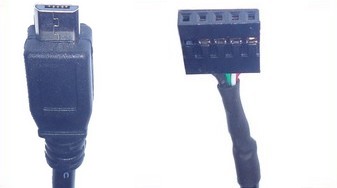 USB micro B to pin header (2.54mm)