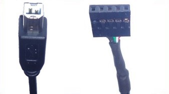 USB B to 5 pin header (2.54mm)